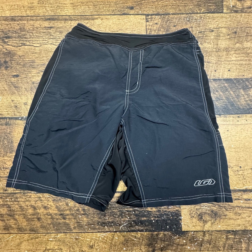 Louis Garneau Men's Cycling Shorts Black Size Medium Nylon Quick Dry